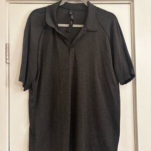 Lululemon Charcoal Grey Metal Vent Tech Polo
